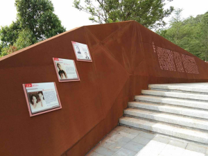 青县耐候钢挡土墙